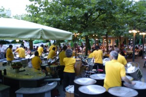 Steelband Extempo an einem der Events im Restaurant Goldenberg